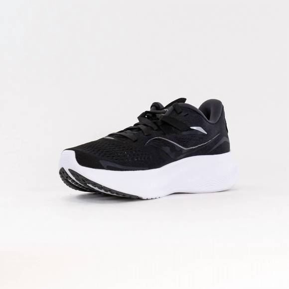 NEW SAUCONY women's ride 15 in black /white - Picture 4 of 6
